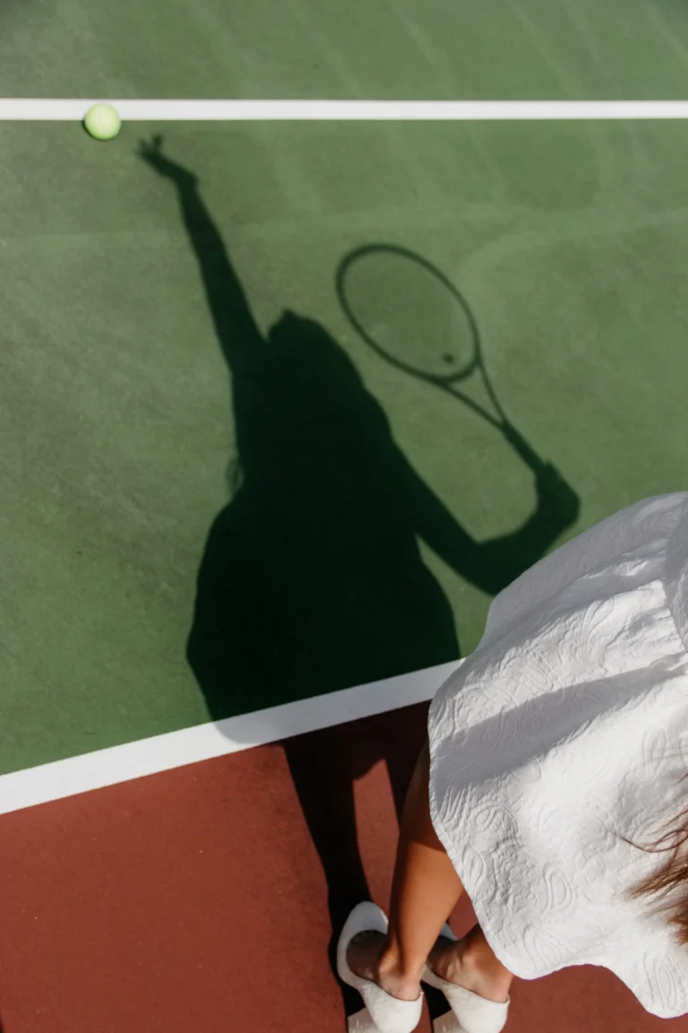 Pickleball on a Tennis Court